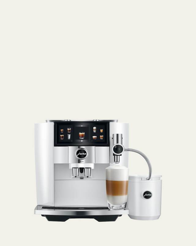 J8 Twin Automatic Coffee Machine, Diamond White